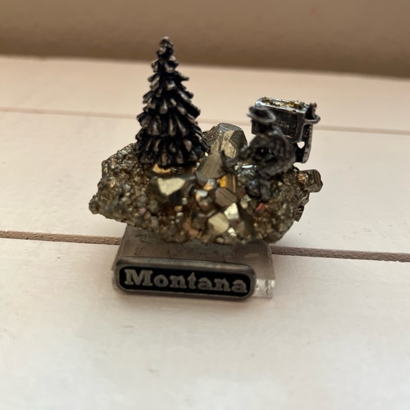 Mini Pyrite Figure of a Montana Miner - Picture 9 of 11